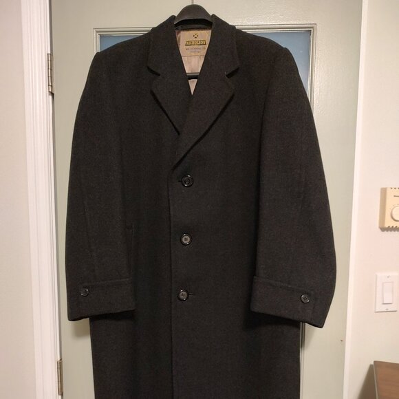 Nicholson Vintage Wool Overcoat - Made in England - Picture 1 of 9